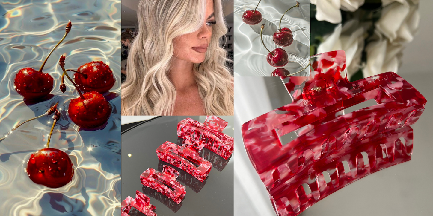 2024 Summer Claw Clip shade - 🍒 🍒🍒 - Ladylux