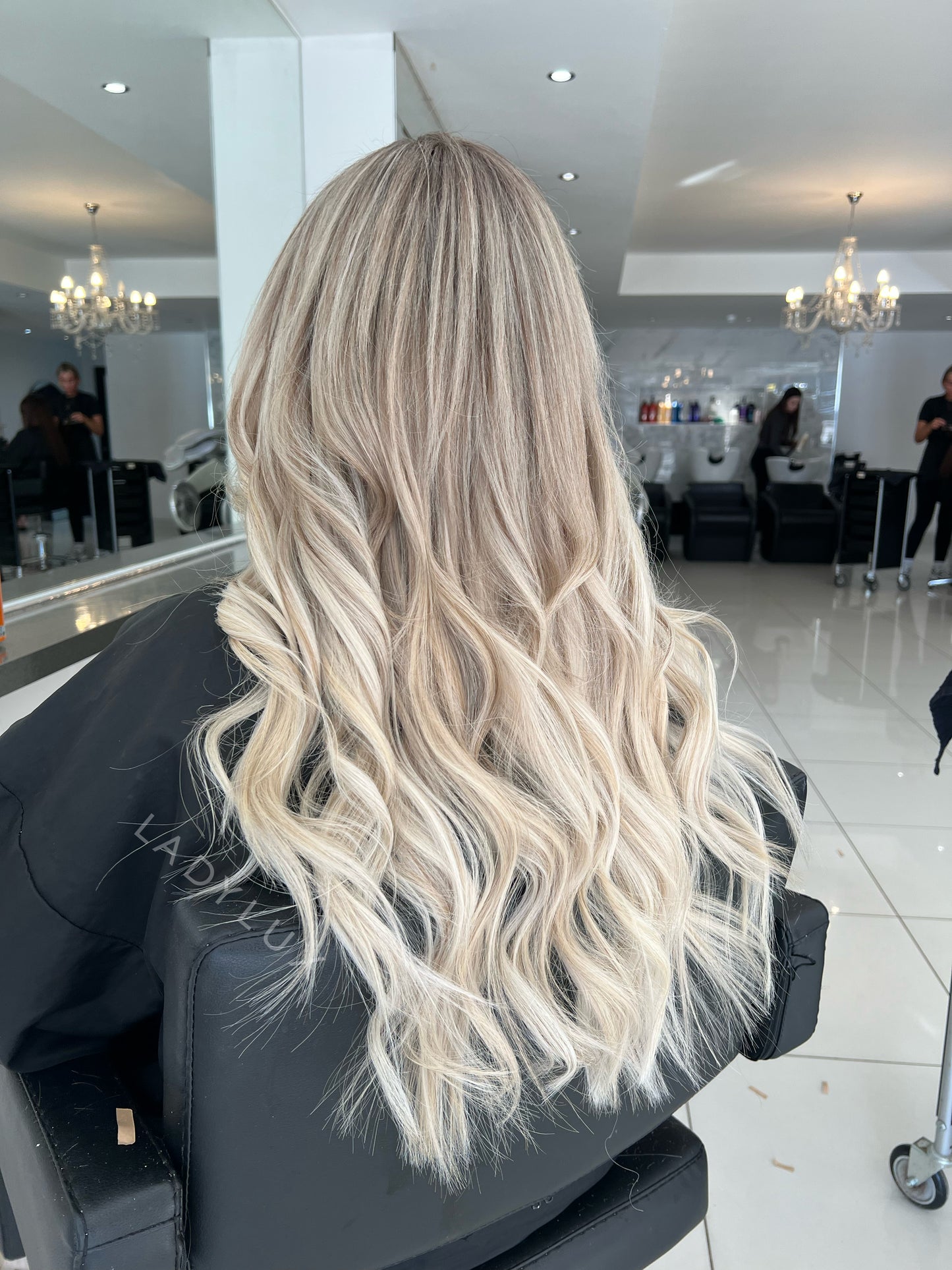 PLA Platinum Blonde 20" Tape Hair Extensions