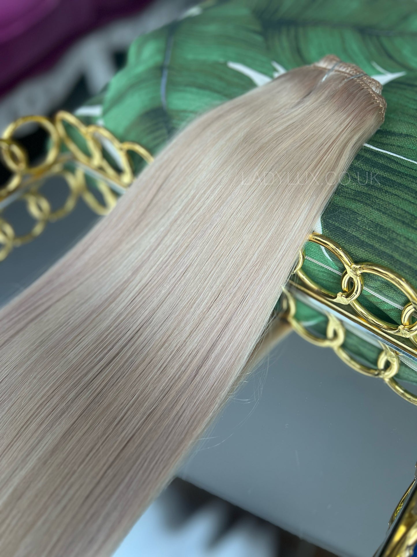 22” Deluxe 230g Human Hair -Ice Vanilla Latte - Ladylux