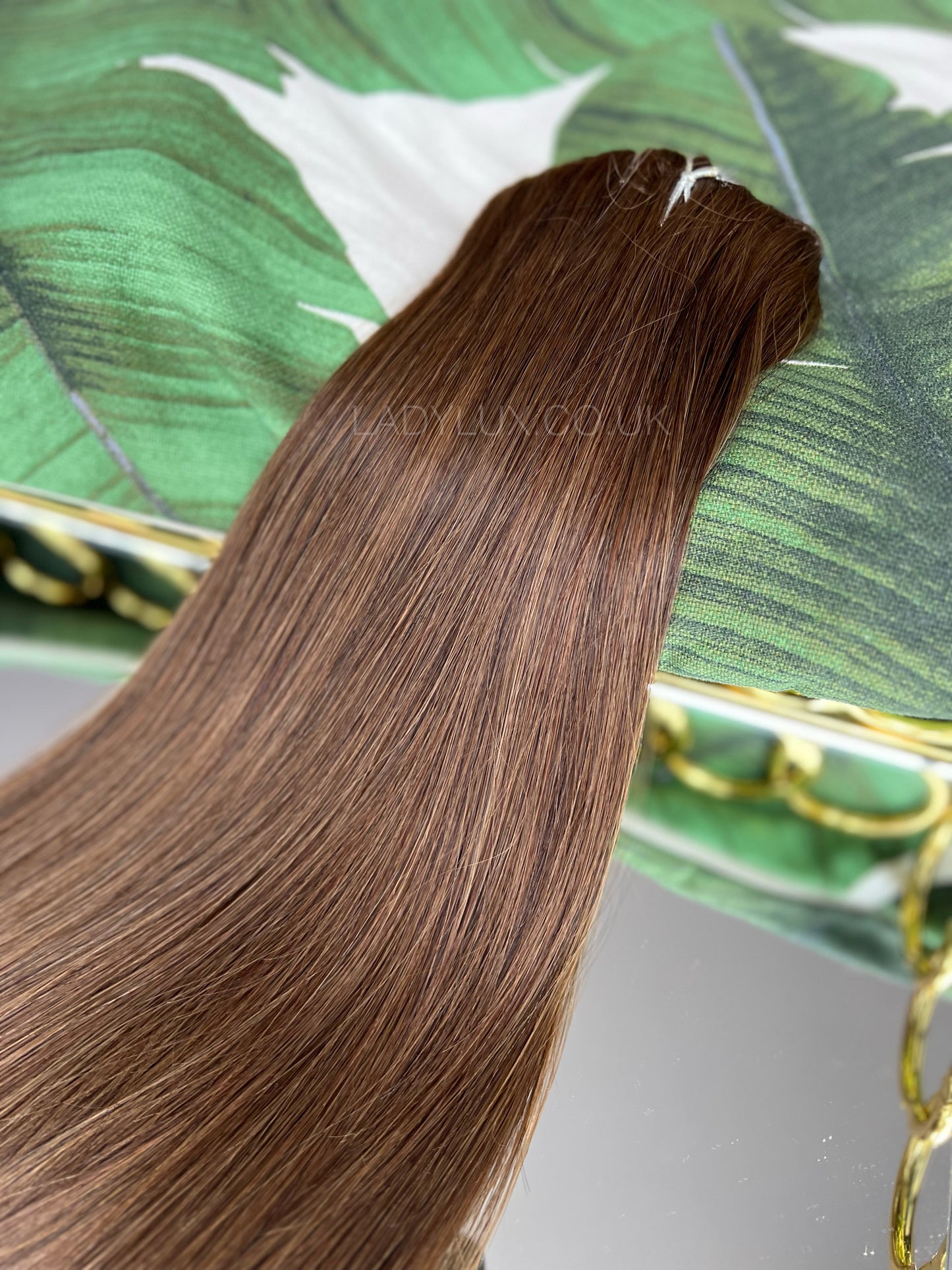 16” Deluxe 150g Human Hair - Mocha (#4) - Ladylux