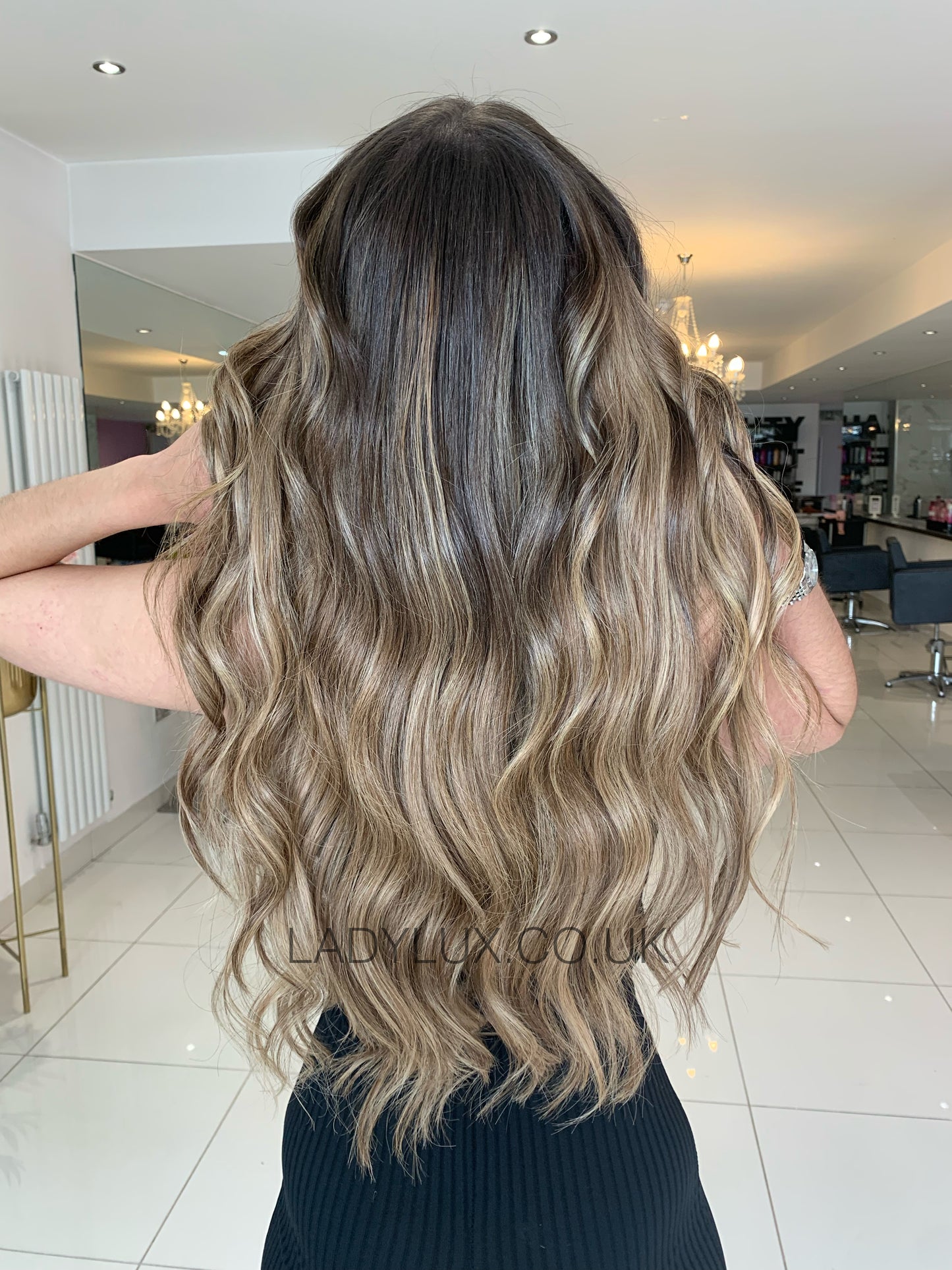 20” Deluxe 200g Human Hair - Toasted Caramel Balayage - Ladylux