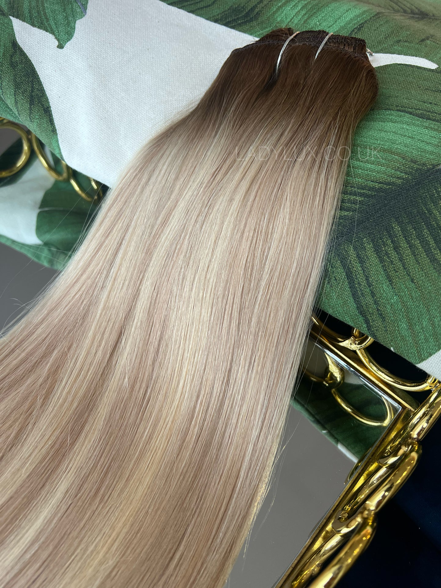 20” Deluxe 200g Human Hair - Vanilla Cream Balayage - Ladylux