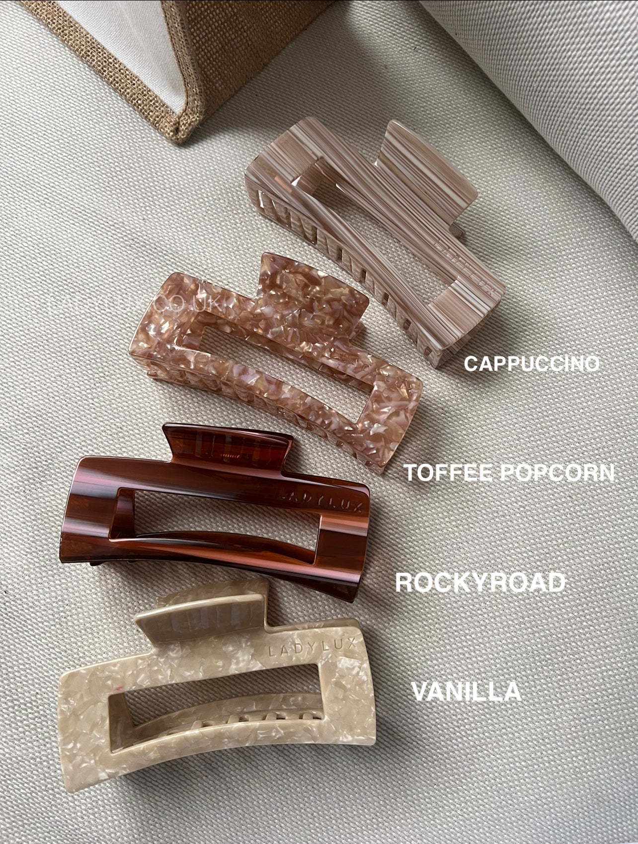 XXL Jumbo Claw Clip - Shade Rockyroad - Ladylux