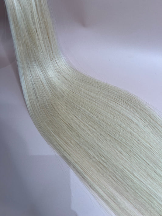 60c Light Ashy Blonde 18" Tape Hair Extensions