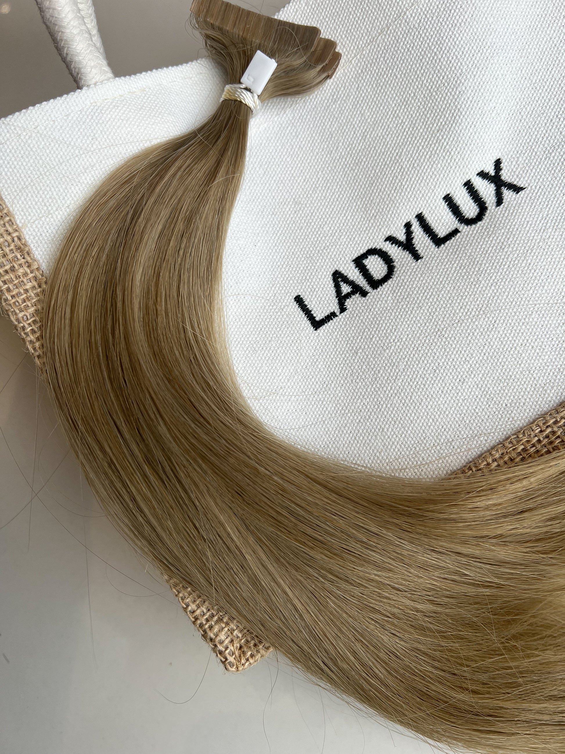20” Tape Hair Extensions Shade : 7 Natural Ash Brown - Ladylux