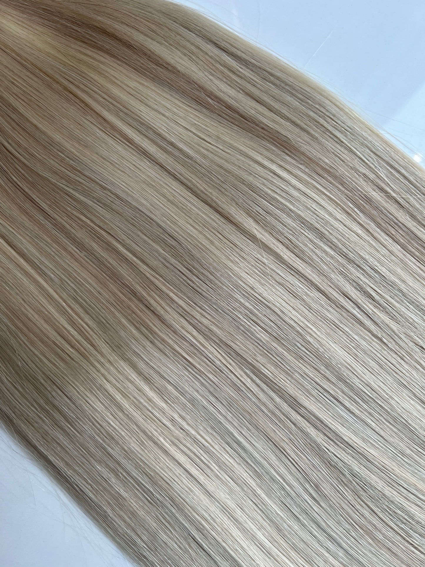 20” Tape in Hair Extensions - Shade Iced Creamy Blonde 60c/18c - Ladylux