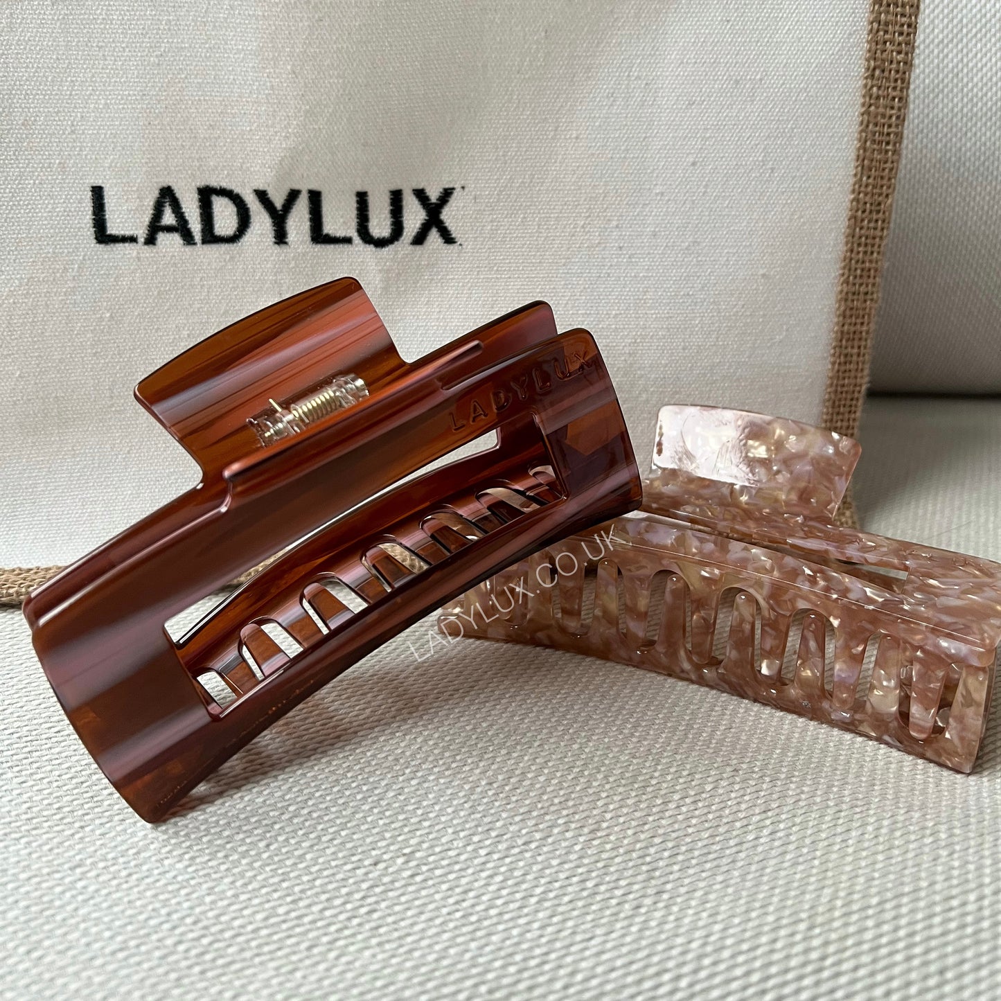 XXL Jumbo Claw Clip - Shade Rockyroad - Ladylux
